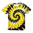 thumbnail image 2 of Little Boys T-shirt Rainbow Tie Dye Swirl Short Sleeve Crew Neck Youth Summer Tees Size 6-7T, 2 of 3