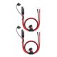 thumbnail image 5 of Arnés de cableado,Arnés de terminales SAE a anillos O con fusible de 10 A,Conector de 2 pines del arnés de cableado del terminal SAE del automóvil,Cable de lengüeta de anillo de alambre de, 5 of 8
