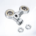 thumbnail image 4 of Uxcell 4-Pack PHSA6 Rod End Bearing, M6*1.0 Left Thread Female Thread Steel Joint Rod Ends W Jam Nuts, 4 of 7