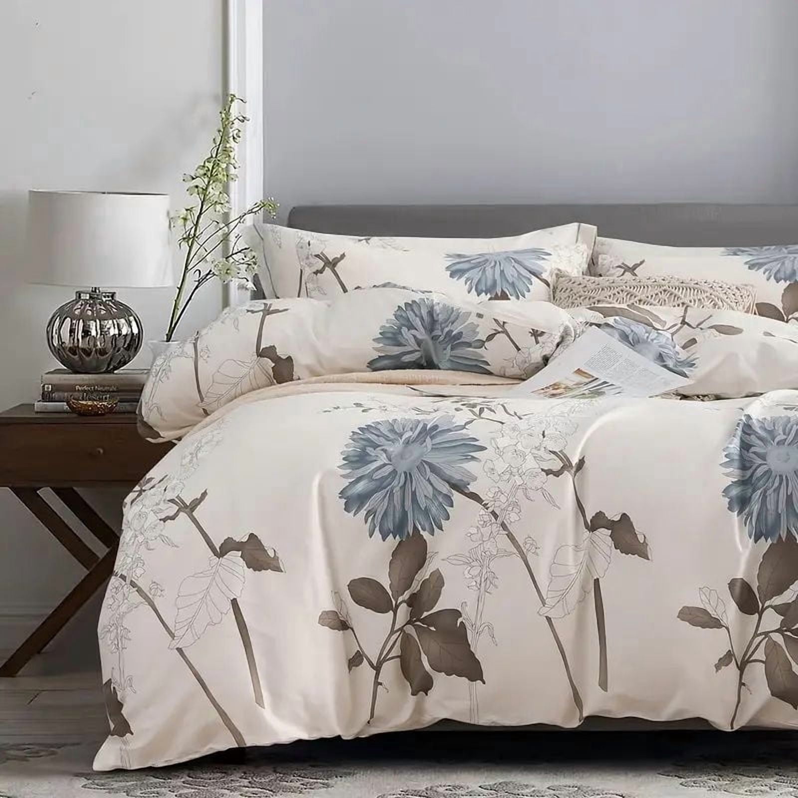 Big Flower Duvet Cover Queen