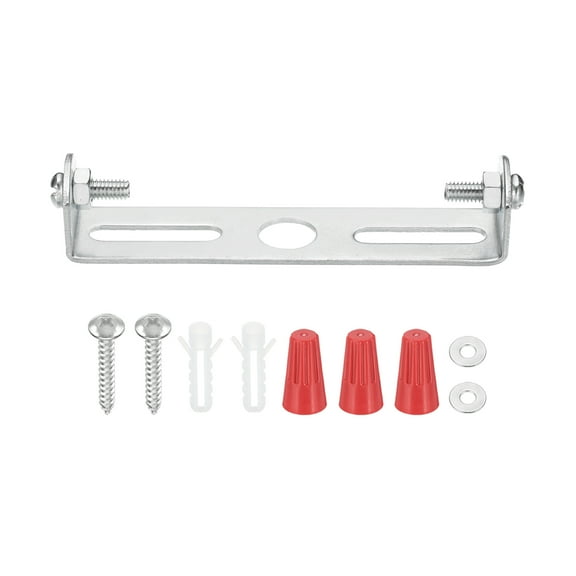 Uxcell 80mm (3.1") Universal Light Fixture Mounting Bracket Kit, 1 Set Light Crossbar Ceiling Light Plate with Screw for Wall Light Ceiling Light Pendant Chandelier
