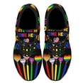 thumbnail image 2 of Hate Has No Home Here LGBT Shoes Sneakers for Women Men Black Size 12, 2 of 7