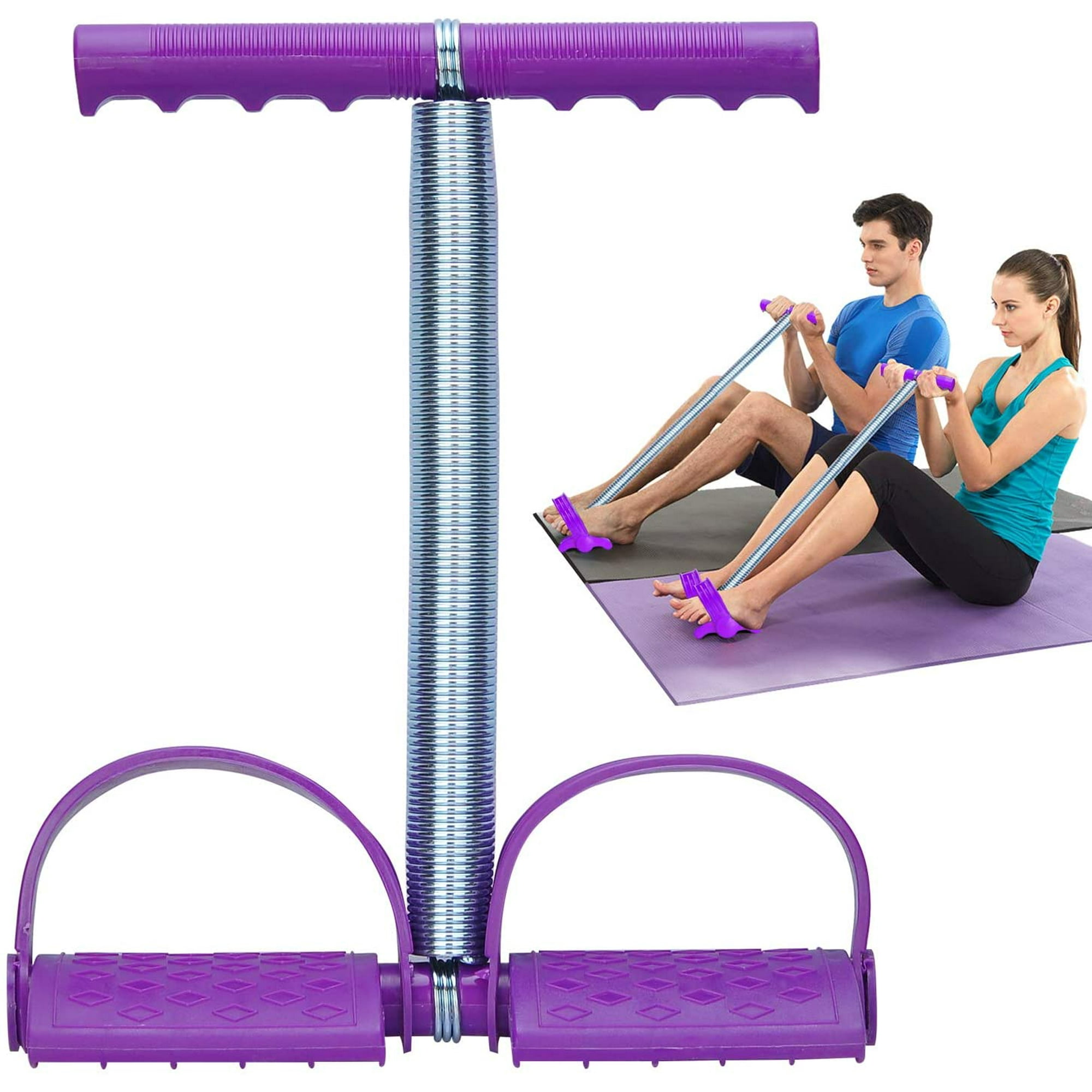 Elastic Sit Up Pull Rope Spring Tension Foot Pedal Abdomen Leg Exerciser Tummy Trimmer Equipment Bodybuilding Home Gym Arm Waist Sport Fitness Stretching Slimming Training Walmart