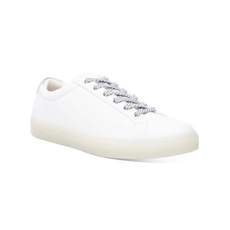 MADDEN Mens White Tennis-Style Padded Paule Round Toe Lace-Up Sneakers Shoes 12 M