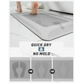 thumbnail image 2 of Bailu Bath Mat Rug-Quick Dry Absorbent Rubber Backed Bathroom Mat Thin Bathroom Rugs Fit Under Door-Bath Mats for Bathroom Floor Mat in Front of Sink-Shower Rug for Bathroom 23.5"X35.5", 2 of 7