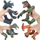 thumbnail image 2 of Juego de 4 marionetas de dedo de dinosaurio, juguetes de vinilo, marionetas de dinosaurio, juguetes de baño para niños, 2 of 7