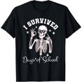 thumbnail image 1 of I Survived 67 Days of School Skeleton Student Teacher Camiseta, 1 of 2