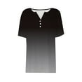 thumbnail image 1 of T-Shirts Femmes Plus Mode Vacances Été 2024 Col en V Manches Courtes Chemise Décontractée Tunique Ample Confortable - Hontri, 1 of 3