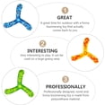 thumbnail image 3 of 1PC Kids Boomerang Toy New Boomerang Funny Outdoor Sports Toy (Random Color), 3 of 9