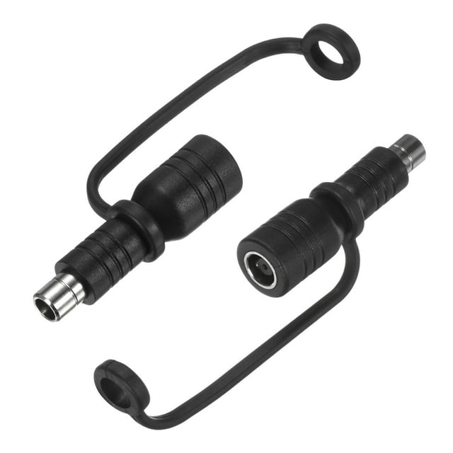 Adaptador de conectores DC de 2 piezas Uxcell DC7909 hembra a DC8020 macho para estación de energía