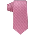 thumbnail image 1 of Kenneth Cole Mens Grid Self-tied Necktie, Pink, One Size, 1 of 1