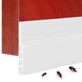 thumbnail image 2 of ZOUYUE Door Draft Stopper, Under Door Sweep for Exterior & Interior Doors, Weather Stripping Door Seal, Garage Window Blocker Noise Cold Air Insulation, Draft Guard White 2" W x 39" L, 2 of 8