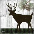 thumbnail image 2 of Brent, Paul 12x12 Gold Ornate Wood Framed with Double Matting Museum Art Print Titled - Wildwood Lodge II, 2 of 4