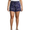 thumbnail image 3 of Frontwalk Women Camo Print Shorts Elastic Waist Plus Size Pants Casual Loose Drawstring Short Pants, 3 of 3