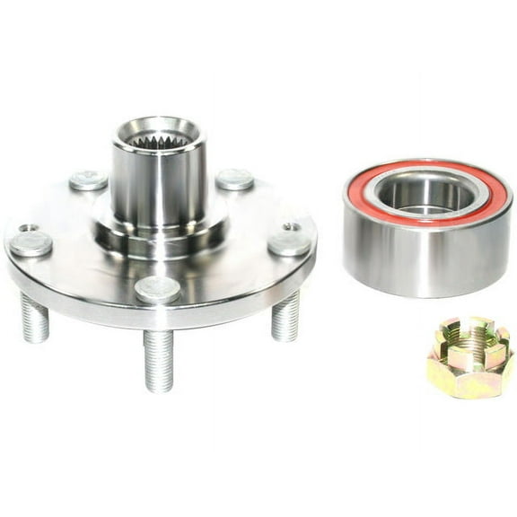 Front Wheel Hub Bearing Repair Kit - Compatible with 2003 - 2008 Hyundai Tiburon 2.7L V6 2004 2005 2006 2007