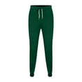 thumbnail image 4 of Men's Jogger Sweatpants, Men's Casual Solid Color Pocket Elastic Waist Drawstring Workwear Sports Pants, Size M-3XL, 4 of 4