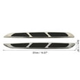thumbnail image 3 of 2pcs Chrome Universal Car Air Flow Fender Side Mesh Vent Decoration Sticker, 3 of 6