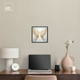 thumbnail image 3 of Elegant Angel Wings Canvas Elegant White Gold Wall Art by Art Remedy, Black Frame, 12" x 12", 3 of 7