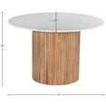 thumbnail image 3 of Meridian Furniture Oakhill Natural Dining Table, 3 of 10