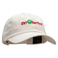 thumbnail image 5 of Oktoberfest Hops Embroidered Washed Cap - Beige OSFM, 5 of 5