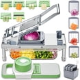 thumbnail image 1 of Picador de verduras Moeuonb de acero inoxidable con 10 cuchillas, 1 of 8