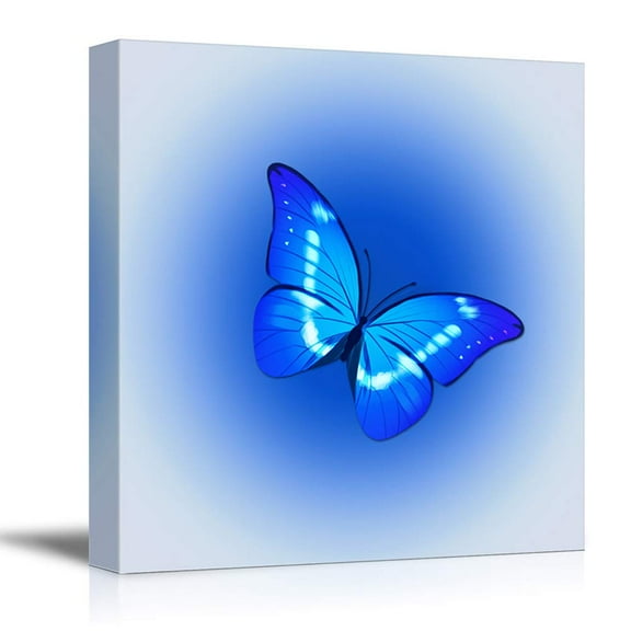wall26 Canvas Wall Art Colorful Butterfly Pictures Home Wall Decorations for Bedroom Living Room Paintings Canvas Prints Framed - 12x12 inches