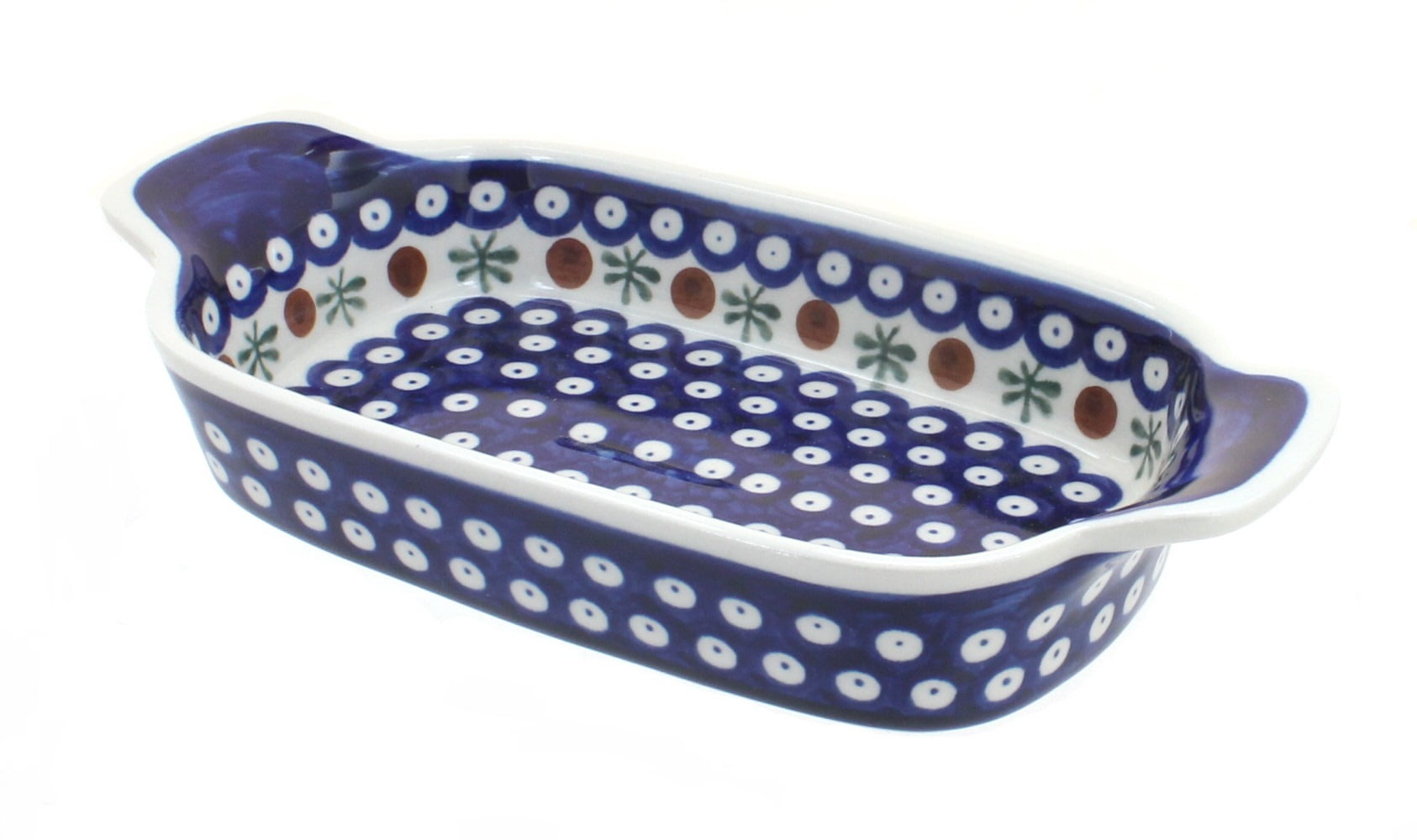 Polish Pottery Nature Rectangular Serving Dish