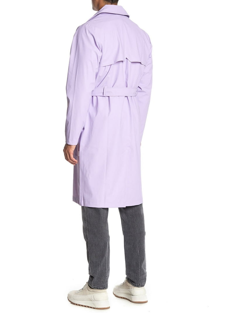 RAINS Unisex Overcoat Raincoat, Lavender, Large/X-Large