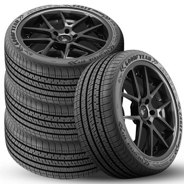 Set of 4 Goodyear Eagle Exhilarate 245/40R19 98Y All Season Performance Tires 45K Mile 104012568 / 245/40/19 / 2454019 Fits: 2016-23 Chevrolet Malibu LT, 2013-15 Chevrolet Malibu LTZ