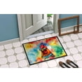 thumbnail image 4 of Carolines Treasures DAC4011MAT 18 x 27 in.  Hippie Animal Red Rooster Doormat, 4 of 5