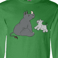 thumbnail image 4 of Inktastic Cute Rhinos Long Sleeve T-Shirt, 4 of 5