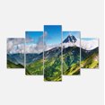 thumbnail image 2 of Beautiful Green Mountains Panorama - Landscape Canvas Wall Art, 2 of 3