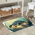 thumbnail image 7 of Sikiie Watercolor Turtle3 Print Flannel Anti-slip Floor Mat 16x24in, Thickened Dustproof Entrance Door Mat Floor Mat for Kitchen, Bathroom, Laundry Room, 7 of 7