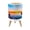 Color 1, variant on Small Trash Can with Lid Sunset Mountain Nature Landscape National 1.8 Gallon Dog Proof Trash Can Round Garbage Can Waste Bin Wastebasket for Bathroom Bedroom Living Room