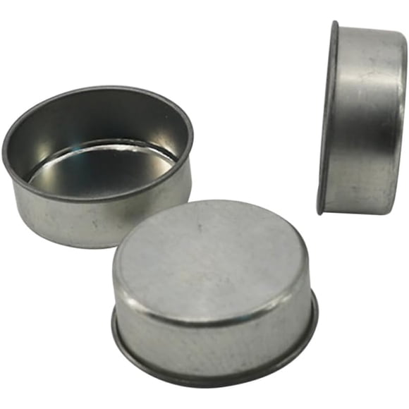 COHEALI 10 Pcs Tea Light Candle Holders & Storage Tins - Silver Iron Tealight Candle Holders - Cosmetic Containers - Candle Making Jars - Multiple Occasions
