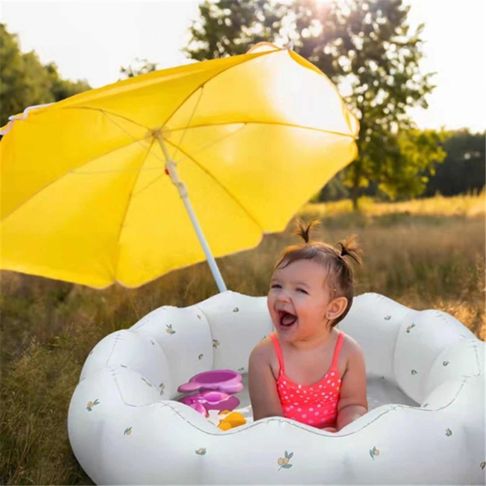ZPAQI Blow Up Paddling Pool Water Swimming Pool for Infants Kids Toddlers Round Pools