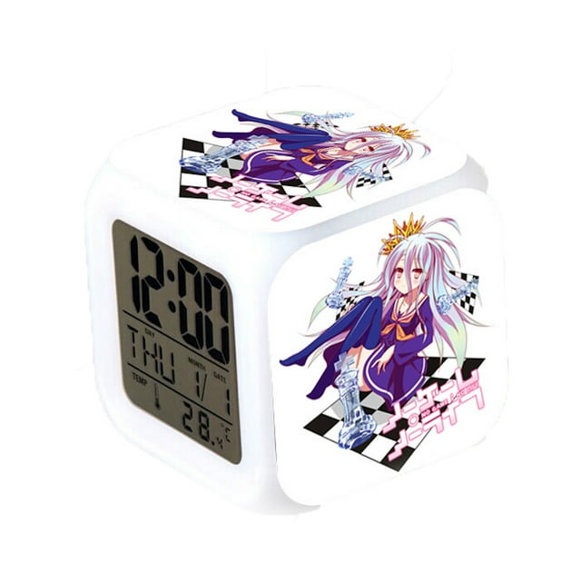 Despertador Game Life con cambio de LED de 7 colores y termómetro