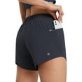thumbnail image 1 of BALEAF Women's Running Shorts 4" Quick Dry High Waisted Athletic Workout Shorts with Liner Zipper Pocket Dark Grey M, 1 of 7