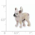 thumbnail image 2 of Silver Enamel French Bulldog QC6443 (20mm x 16mm), 2 of 2
