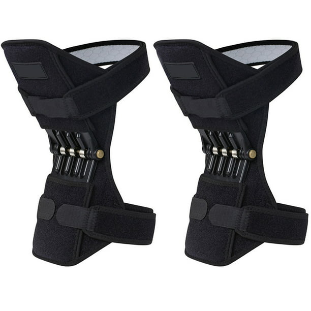 2Pcs Knee Joint Support Pads Power Spring Force Joint Support Knee  Stabilizer Brace for Arthritis Tendonitis