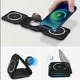 thumbnail image 2 of 3 In 1 Folding Magnetic Wireless Charger 15w Fold Fast Charging Stand, 2 of 5
