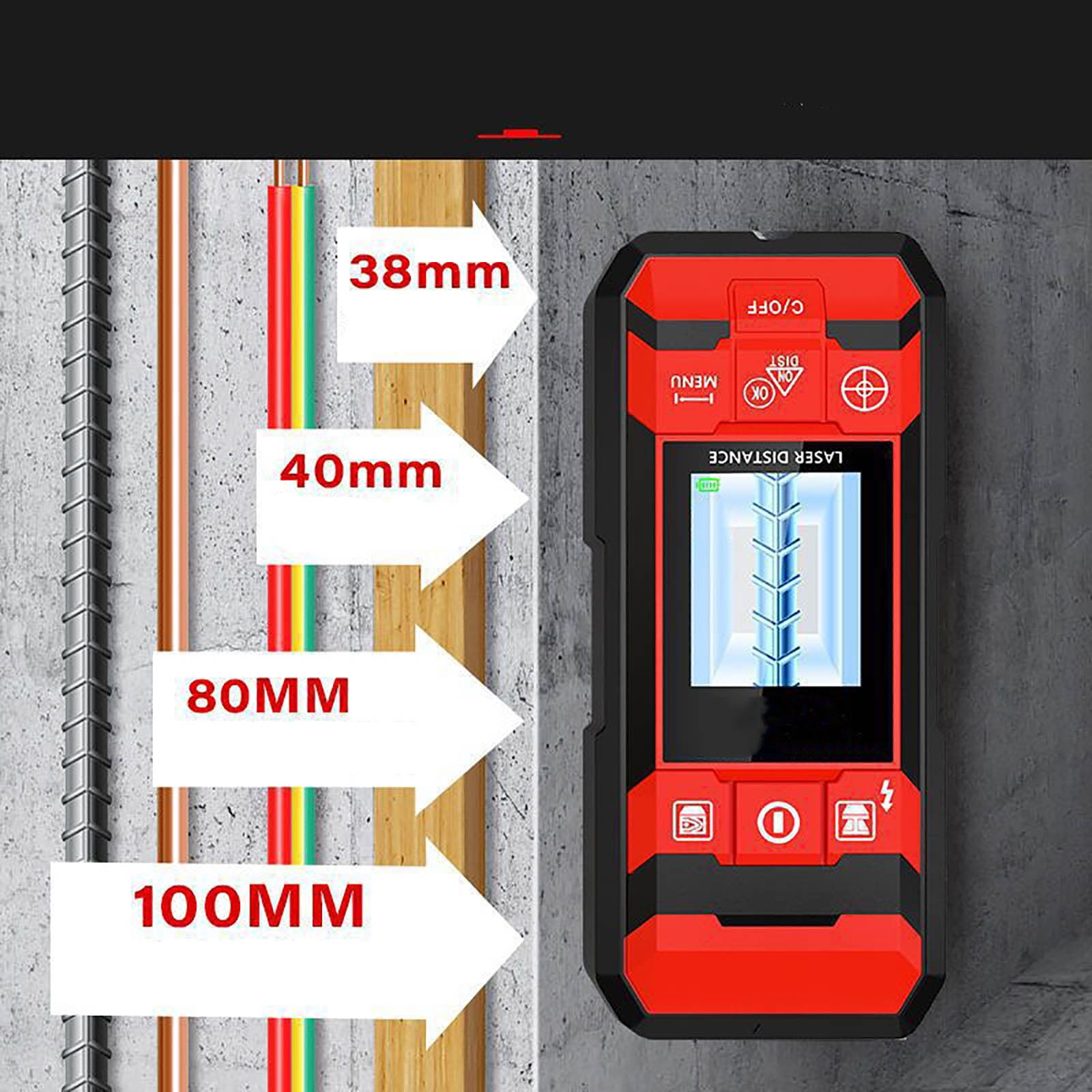 Kyusrd Multifunctional Wall Detector