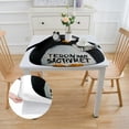 thumbnail image 2 of RUIYC Square Tablecloth Great for Home Kitchen/Parties/Holiday Dinner Easily Cute Penguin Lover white, 2 of 7