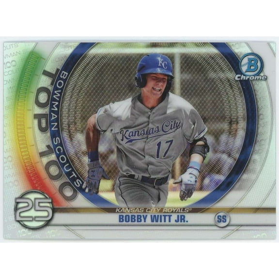 MLB 2020 Bowman Scouts Top 100 Bobby Witt Jr. BTP-25 (Rookie)