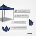 thumbnail image 3 of Toldo Plegable Impermeable Tipo Carpa LOOMBER Padua Azul  3x3, 3 of 4
