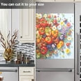 thumbnail image 3 of Yayeee Magnetic Dishwasher Cover for The Front Decoration Home Kitchen Machine Sticker Protector, Purple Floral Tomatoes, 3 of 6