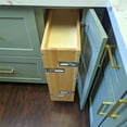 thumbnail image 5 of Elysian 8" W Wooden Slim Pull-Out Spice Drawer Cabinet Organizer for Kitchen, 5 of 6