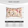 thumbnail image 6 of EasygdpRetro Autum Mushrooms Polyester Fiber Double-Sided Pillowcase,Super Soft,Comfortable And Luxurious Pillowcase,Not Easy To Break Or Deform- 14"X20", 6 of 9