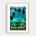 thumbnail image 2 of Raja Ampat Poster: Indonesia’s Underwater Paradise - West Papua Indonesia Illustration Travel Poster Tropical Seascape Boat Sailboat Ocean Nature Unframed Wall Art Print 8 x 12 inches, 2 of 60