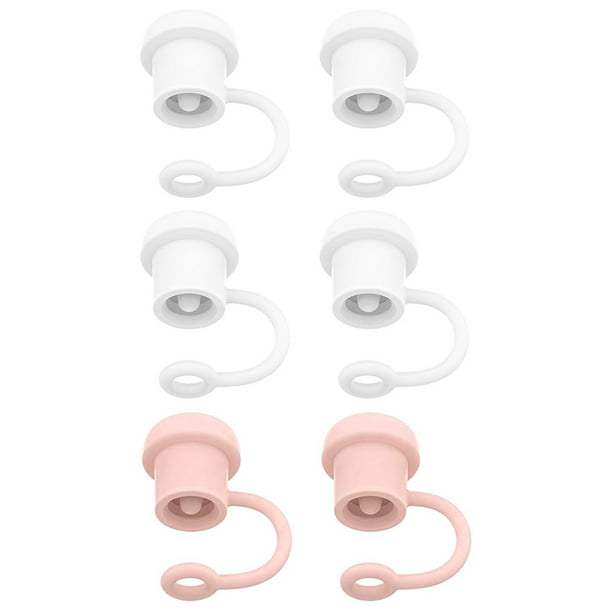 fundas de silicona para pajitas de beber, tapones para pajitas, fundas antipolvo, tapas reutilizables para pajitas.